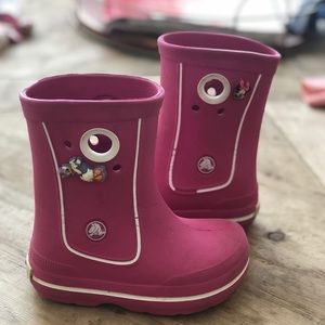 Croc rain boots size 8/9